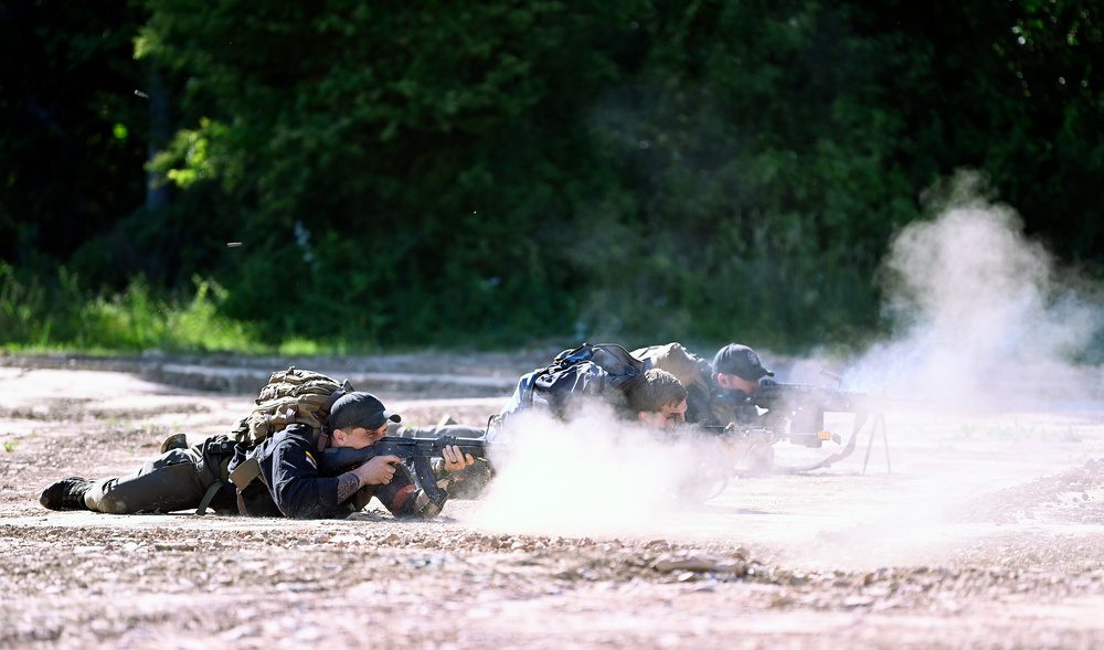 Special Forces students during a Robin Sage exercise in central North Carolina (2025 file photo)